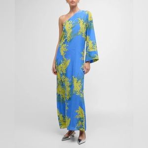 BERNADETTE Lola Floral Print One-Shoulder Maxi Dress